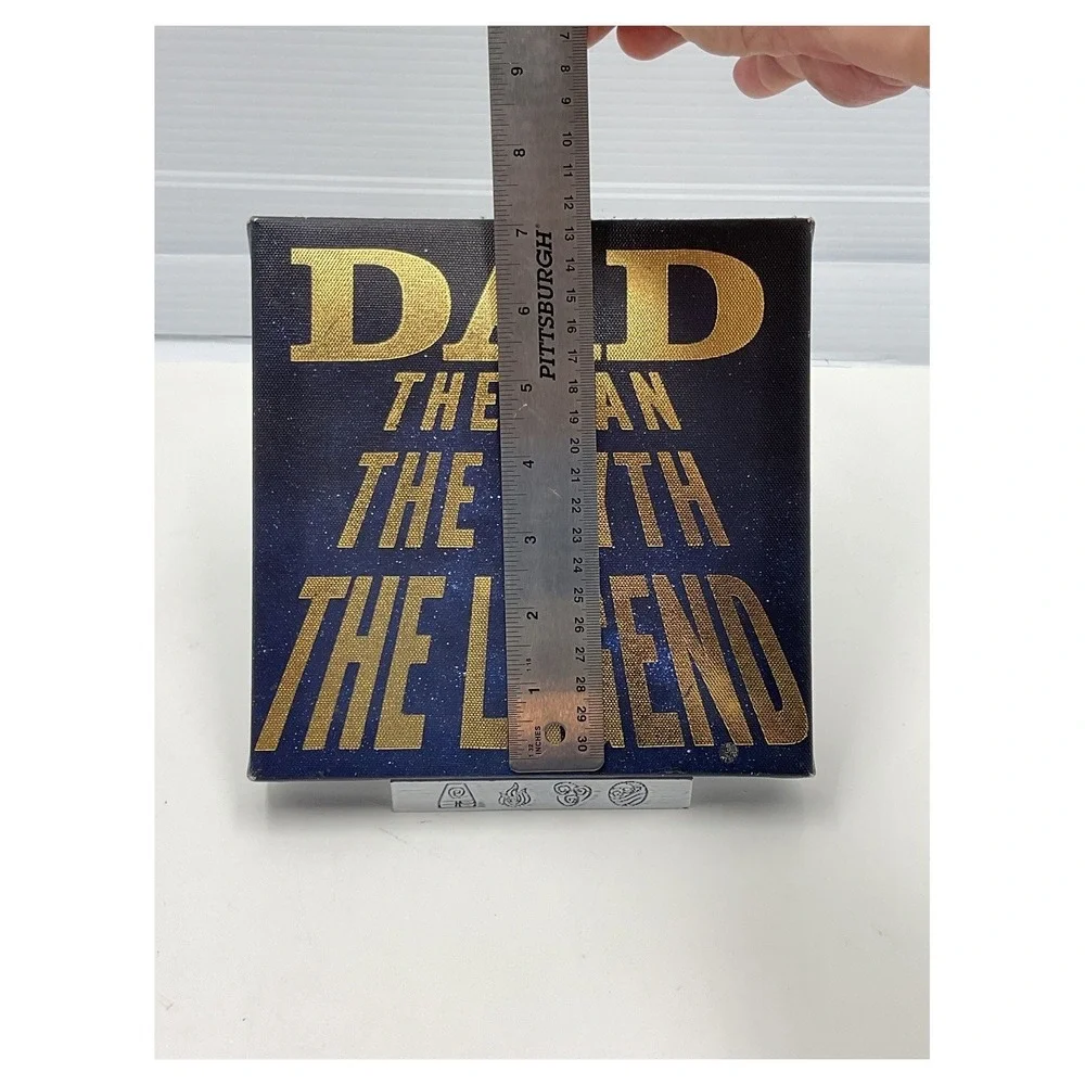 Artissimo Designs Dad Canvas Wall Art 7 x‎ 7 in